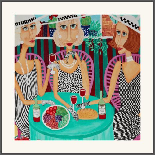 Ladies Who Lunch Together Wine Together