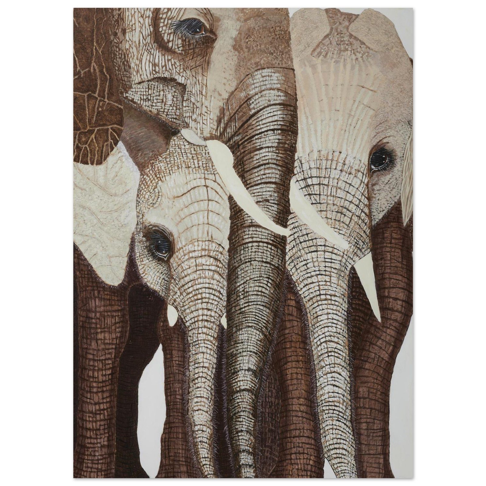 Young Elephant Family