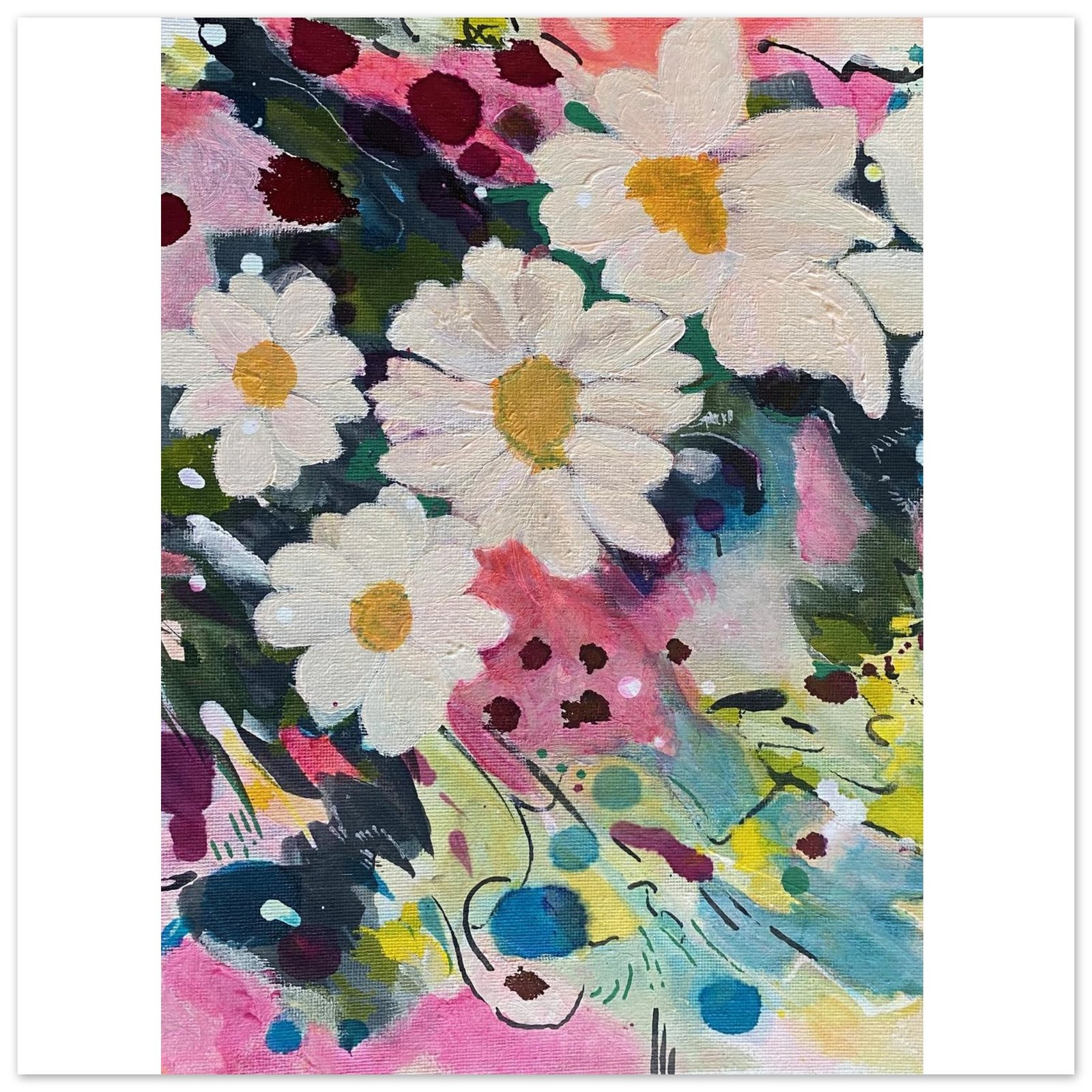 Daisies lost in the Mist