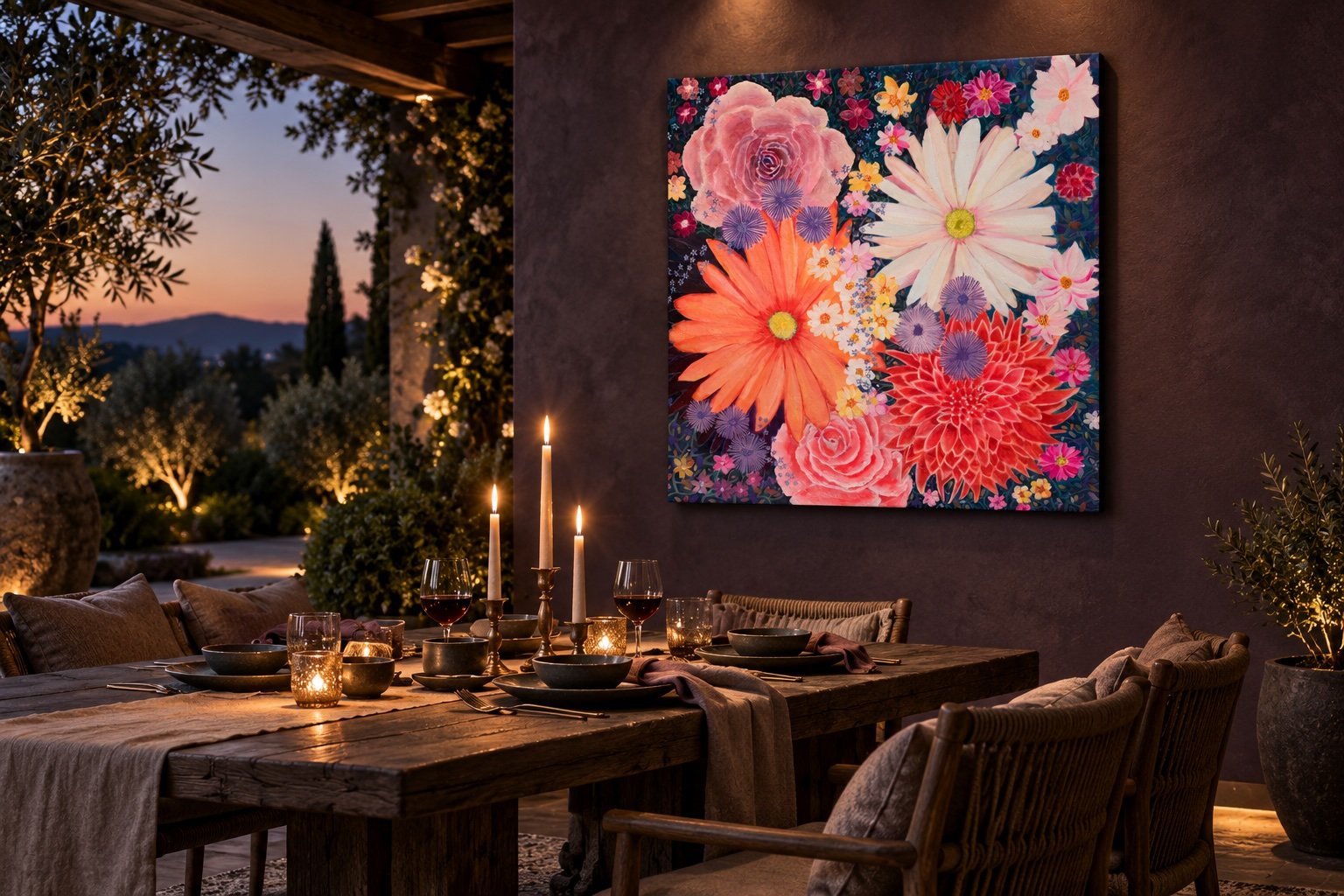 Blooms in Candelight